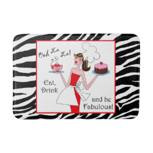"Eat, Drink & Be Fabulous" DIVA Rug