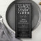 Eat, Drink & Be Married Chalkboard Wedding Menus