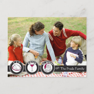 Eat, Drink, Be Merry Christmas Card