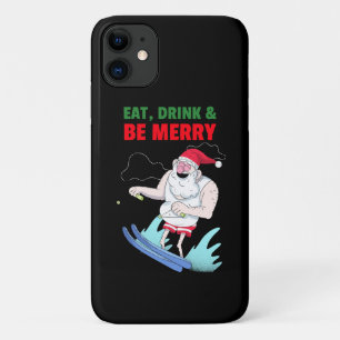 Eat, Drink & Be Merry Christmas iPhone 11 Case