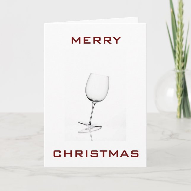 EAT DRINK BE MERRY-CHRISTMAS HOLIDAY CARD (Front)