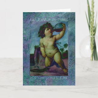 Eat, Drink & Be Merry Holiday Card