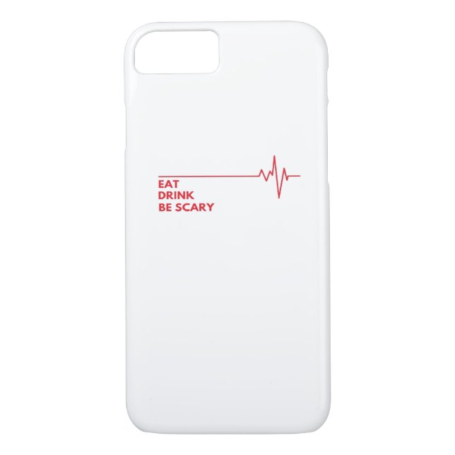 Eat Drink Be Scary Cool Unique Case-Mate iPhone Case (Back)