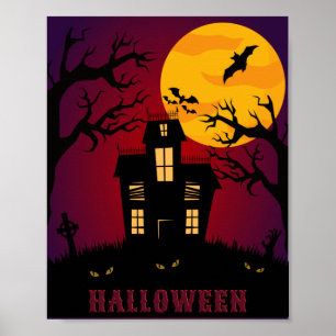 Eat, Drink & Be Scary Halloween Poster
