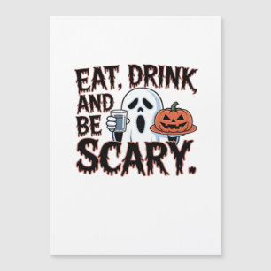 Eat Drink Be Scary Halloween Pumpkin Creative Styl
