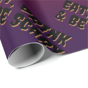 Eat, Drink & Be Scary Halloween Wrapping Paper
