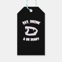 Eat Drink Be Scary Vampire Minimalist