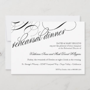 Eat, Drink Get Married Rehearsal Dinner Invites