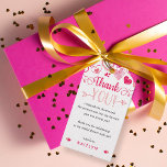 "Eat, Drink & Love" Valentine's Day Bridal Shower Gift Tags<br><div class="desc">Say thank you in style with these trendy bridal shower gift tags. The design is easy to personalise with your special event wording and your guests will be thrilled when they receive these fabulous gift tags. Matching items can be found in the collection.</div>