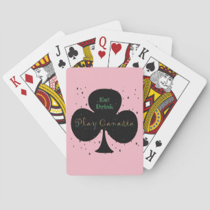 Eat Drink Play Canasta Playing Cards