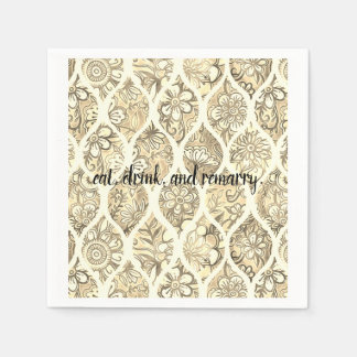 eat, drink, & remarry napkin