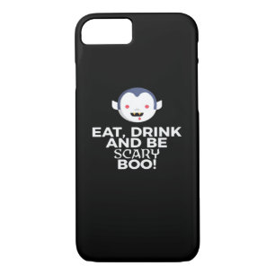 Eat Drink Scary Boo Halloween Design Creative Casu iPhone 8/7 Case
