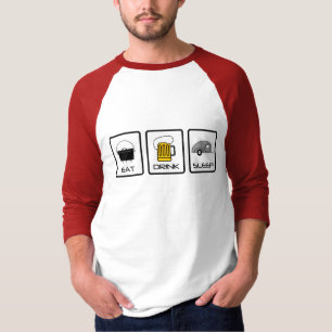 "Eat, Drink, Sleep" Teardrop Camping T-Shirt
