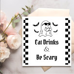 Eat Drinks & Be Scary Halloween Party Napkin<br><div class="desc">Eat Drinks & Be Scary Halloween Party Napkins</div>