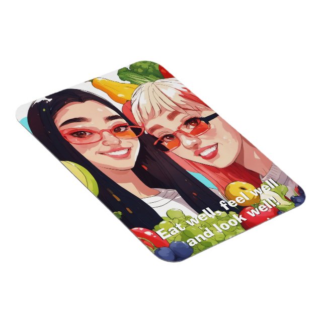 Eat Healthy  Magnet (Right Side)