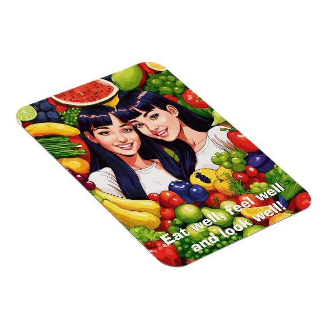 Eat Healthy  Magnet (Right Side)