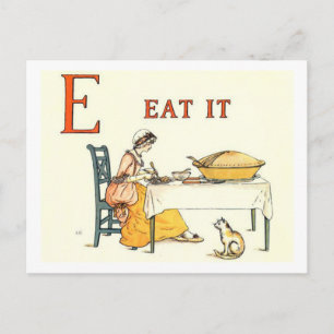 Eat it postcard