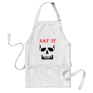 EAT IT Skull Apron