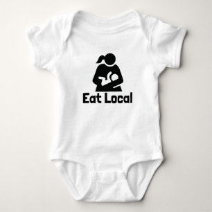 Eat Local Baby Bodysuit