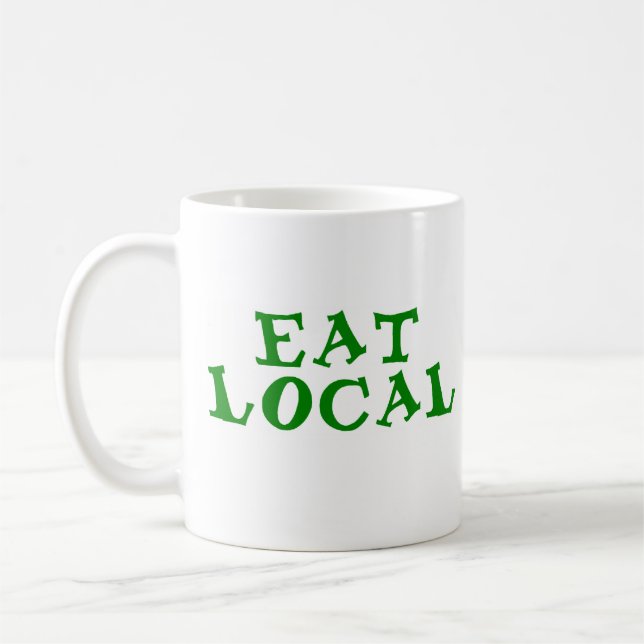 eat local coffee mug (Left)