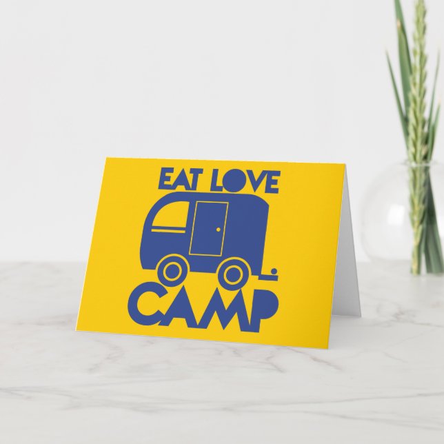 EAT LOVE CAMP HOLIDAY CARD (Front)