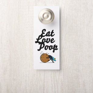 eat love poop toilet sign