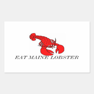 Eat Maine Lobster Stickers