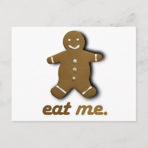 EAT ME GINGERBREAD -.png Postcard