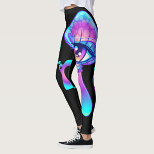 Eat Me Mushroom and Trip Leggings