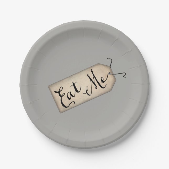 Eat Me Paper Plate (Front)