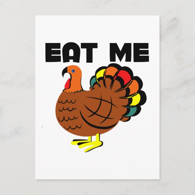 Eat me postcard (Front)