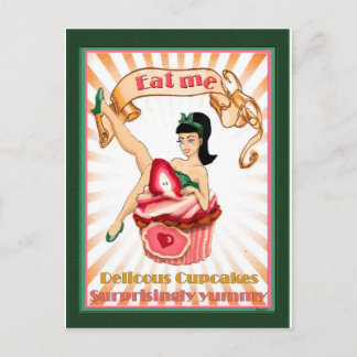 Eat me postcard