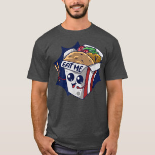 Eat Me While Im Hot Food Cooking Fried Rice T-Shirt