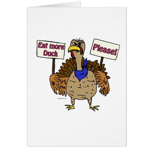 Eat More Duck - Talking Turkey (Front)