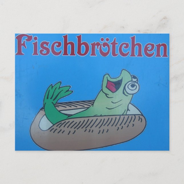 Eat More Fish! Postcard (Front)