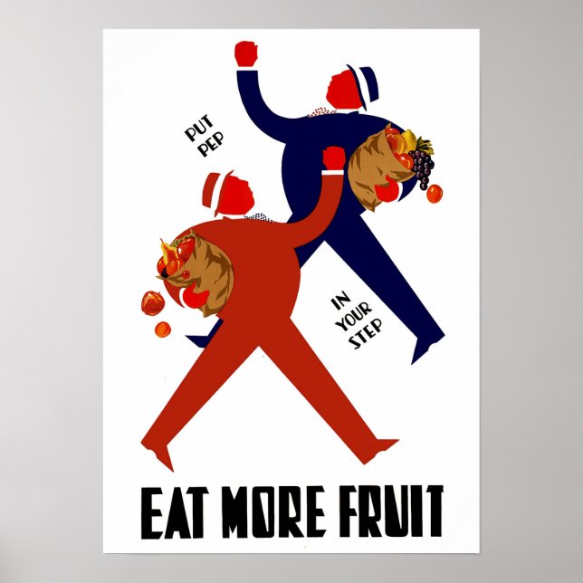 Eat More Fruit Poster (Front)