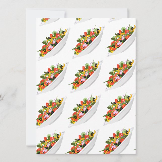 Eat more plants fresh salad motivation lettering (Front)