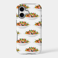 Eat more plants fresh salad motivation lettering