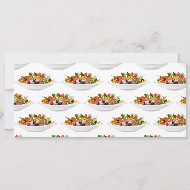 Eat more plants fresh salad motivation lettering (Front)