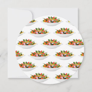 Eat more plants fresh salad motivation lettering