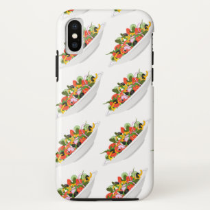 Eat more plants fresh salad motivation lettering iPhone x case