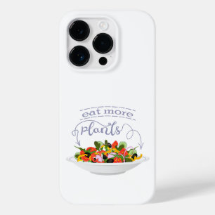 Eat more plants fresh salad motivation lettering Case-Mate iPhone 14 pro case