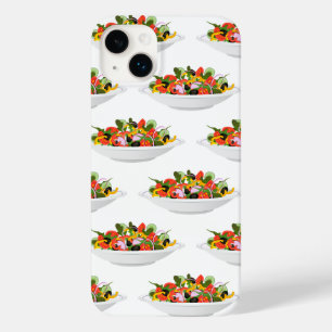 Eat more plants fresh salad motivation lettering Case-Mate iPhone 14 plus case