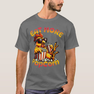 Eat More Popcorn boy T-Shirt