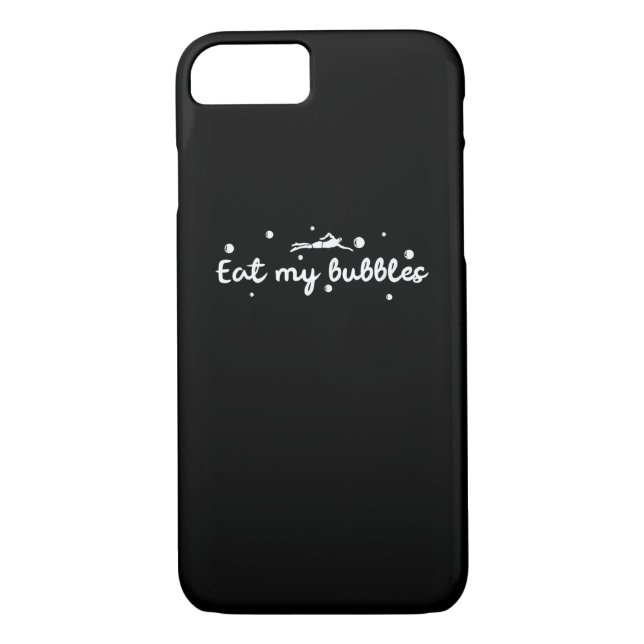 Eat My Bubbles Swimming Gift A Swimmer Case-Mate iPhone Case (Back)