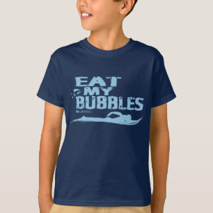 EAT MY BUBBLES SWIMMING T-SHIRT