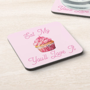 Eat My Muffin Beverage Coaster