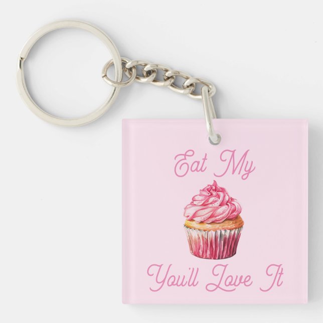 Eat My Muffin Keychain (Front)