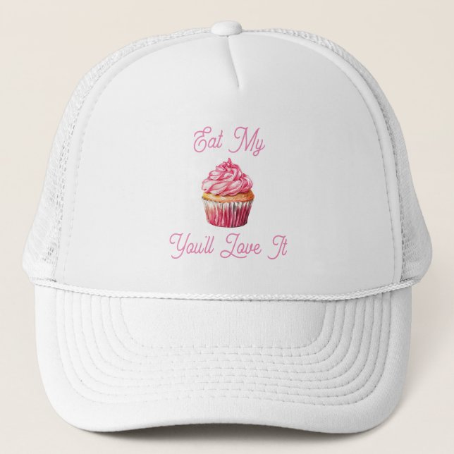 Eat My Muffin Trucker Hat (Front)