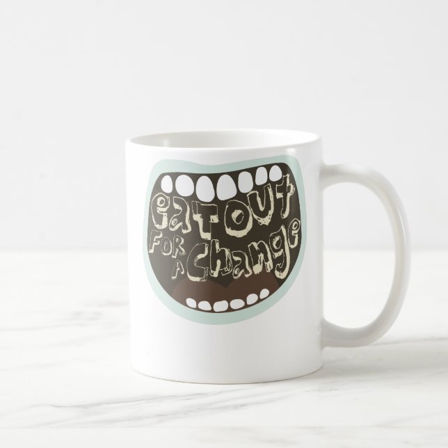 Eat Out For A Change Coffee Mug (Right)
